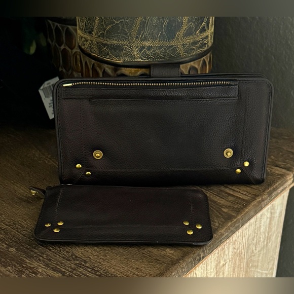 **NEW** JEROME DREYFUSS "PAUL'" WALLET (CHOCOLATE BROWN) - Picture 4 of 6